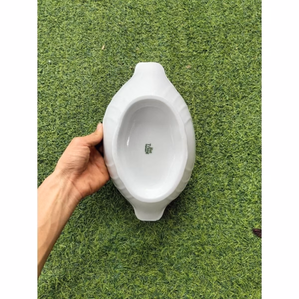 Bát Thuyền Nhựa Giả Sứ Đựng Gà Cúng, Lễ Bày Hoa Quả Có Hộp - Su - Ảnh 9