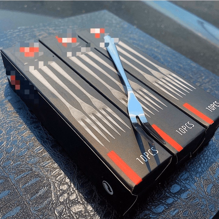 Set 10 Nĩa Ăn Trái Cây, Hoa Qủa Bằng Inox Hiệu Zwiling Đức Ctb611 - Bechip - Ảnh 7