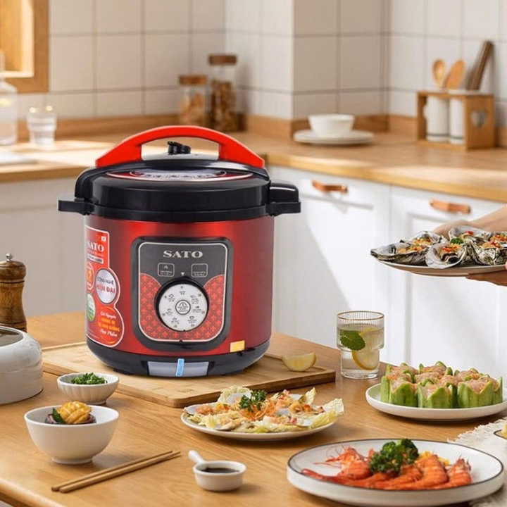 Nồi Áp Suất Đa Năng 6As029/025 6.0L - Sato - Ảnh 3