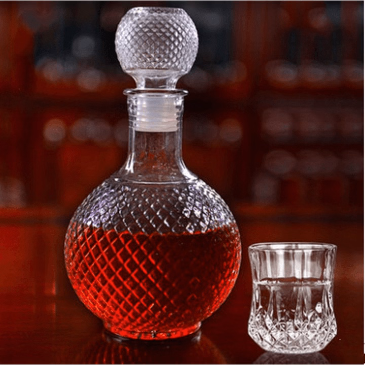 Bình Đựng Rượu Thủy Tinh Họa Tiết Kim Cương Sang 950Ml Ctb613 - Bechip - Ảnh 3