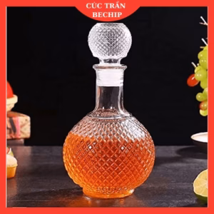 Bình Đựng Rượu Thủy Tinh Họa Tiết Kim Cương Sang 950Ml Ctb613 - Bechip