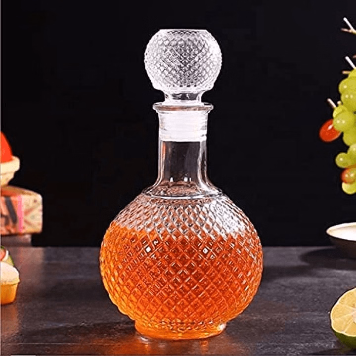 Bình Đựng Rượu Thủy Tinh Họa Tiết Kim Cương Sang 950Ml Ctb613 - Bechip - Ảnh 5