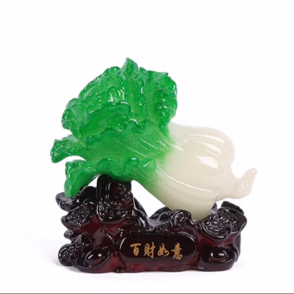 Bắp Cải Phong Thủy Để Bàn 10X11X5Cm - Gdn - Ảnh 4