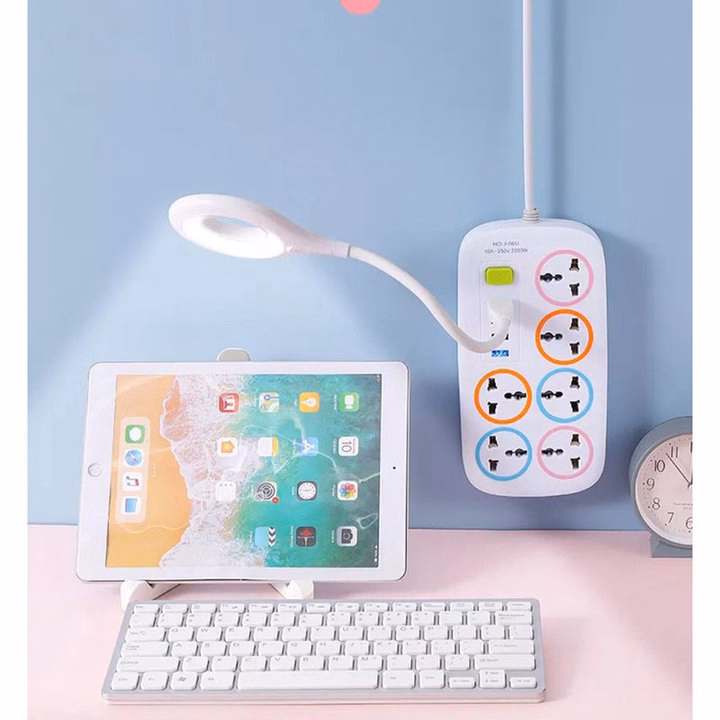 Ổ Điện Đa Năng Thông Minh 2 In 1 Gồm 6 Lỗ Cắm Và 4 Cổng Usb Tiện Dụng, Màu Sắc Sang Trọng Ld034 - Lady'S Passion - Ảnh 6