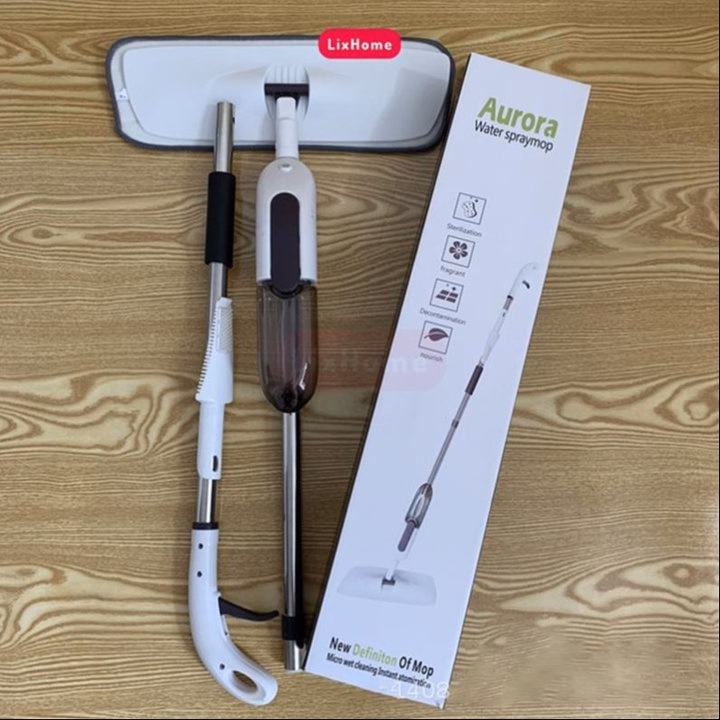 Chổi Lau Nhà Phun Sương Thông Minh Xoay 360 Độ