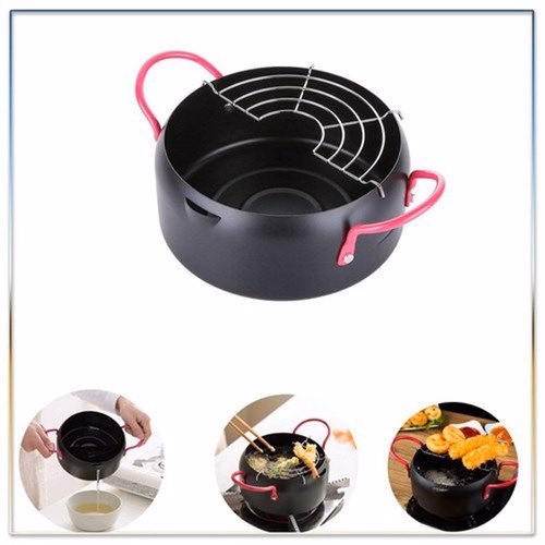 Nồi Chiên 18Cm Kèm Vỉ Gác Lọc Dầu - Ảnh 4