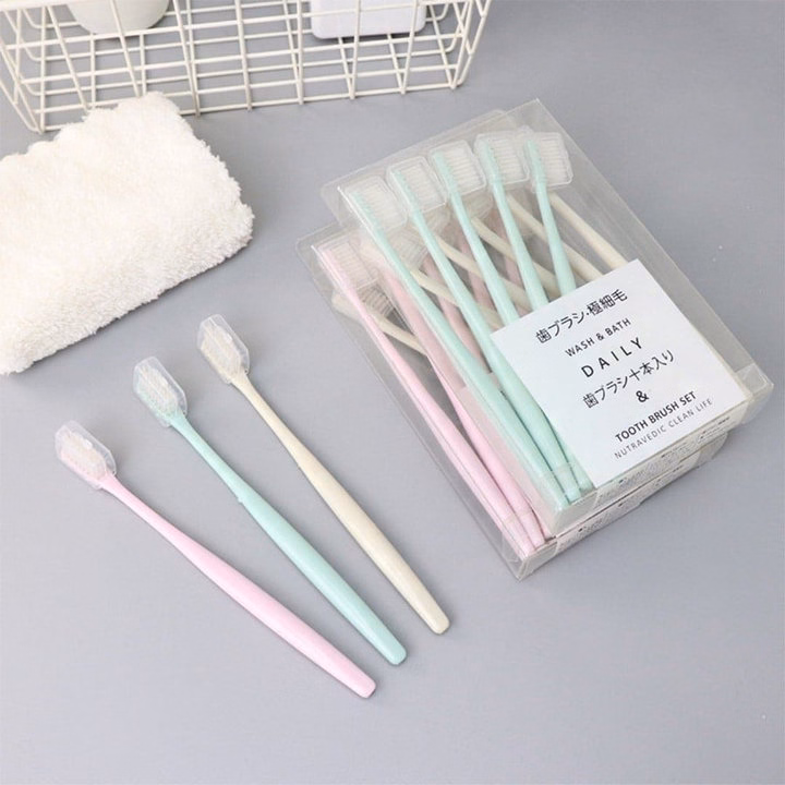 Combo 10 Bàn Chải Lông Mềm - Ảnh 5