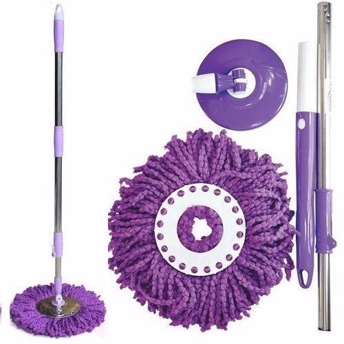 Cây Lau Nhà Xoay 360 Độ Mâm Tròn Tiện Dụng - Ảnh 7