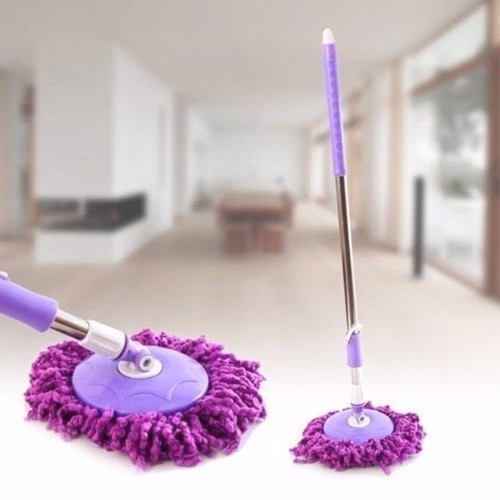 Cây Lau Nhà Xoay 360 Độ Mâm Tròn Tiện Dụng - Ảnh 6