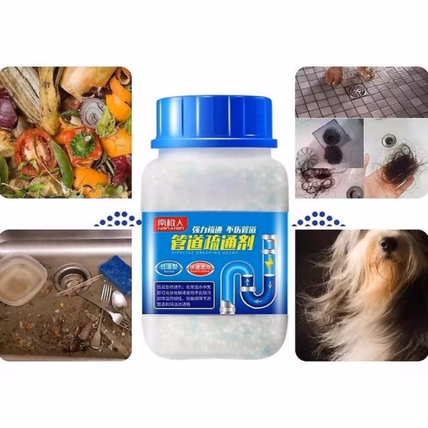 Chai Bột Thông Cống Loại Lớn Xoáy Cực Mạnh - Ảnh 4
