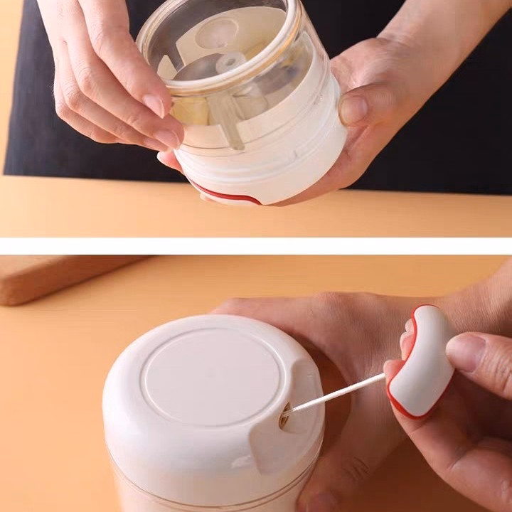 Máy Xay Gia Vị Cầm Tay (Xay Tỏi, Ớt, Hành, Gừng, Nghệ...) - Ảnh 5