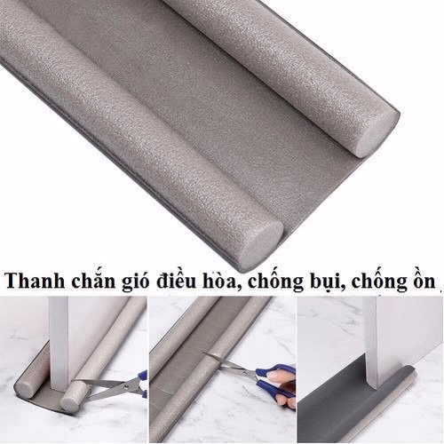 Thanh Chặn Cửa Chắn Gió Điều Hòa, Chống Bụi, Chống Ồn, Chống Kẹp Chân - Ảnh 2