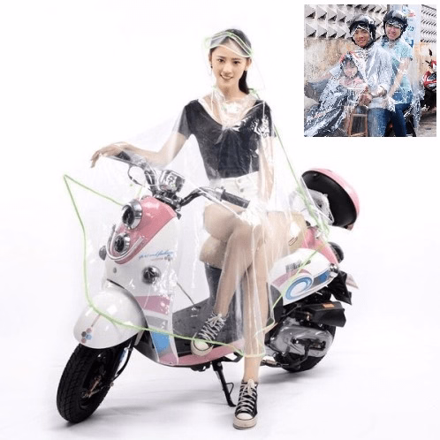 Áo Mưa Trong Suốt Loại 1 Đầu Và 2 Đầu - Ảnh 3