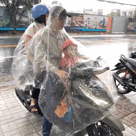 Áo Mưa Trong Suốt Loại 1 Đầu Và 2 Đầu - Ảnh 4
