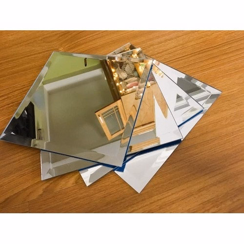 Set 16 Miếng Gương Dẻo Dán Tường Decor