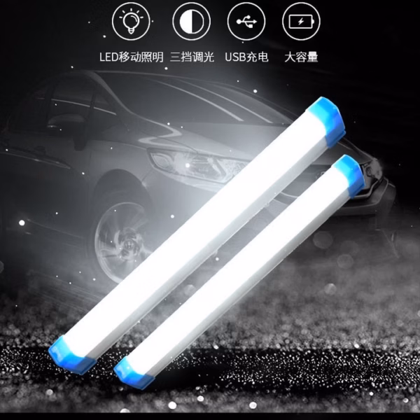 Bóng Đèn Led Tích Điện Loại Siêu Sáng 60W Dài 50Cm Kèm Sạc Usb - Ảnh 4