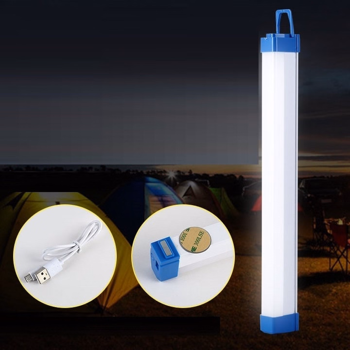 Bóng Đèn Led Tích Điện Loại Siêu Sáng 60W Dài 50Cm Kèm Sạc Usb - Ảnh 3