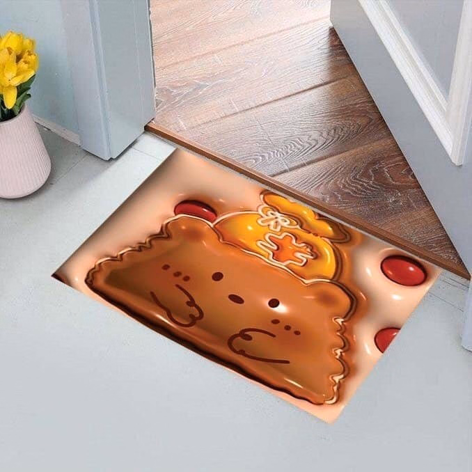 Thảm 3D Lau Chân Thấm Hút Nước - Ảnh 5