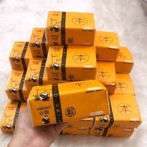 Túi 10 Gói Giấy Ăn Gấu Trúc Trắng - Ảnh 3