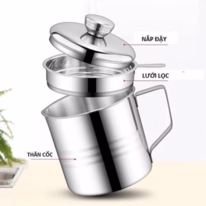 Ca Lọc Dầu Ăn Chất Liệu Inox