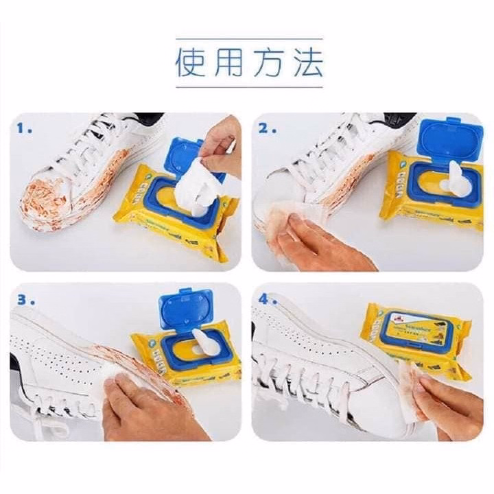 Túi Giấy Lau Giày Wipes Sneaker - Ảnh 4