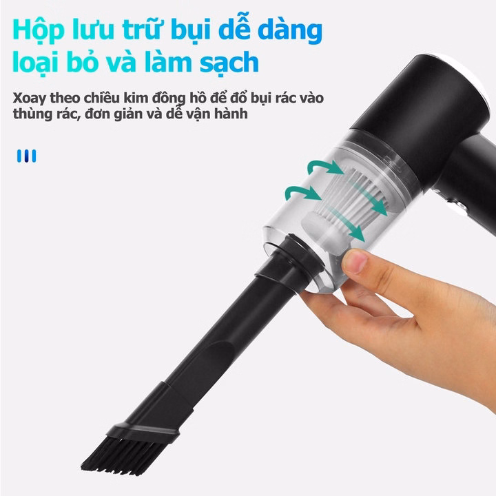 Máy Hút Bụi Cầm Tay Mini 2In1 - Ảnh 3