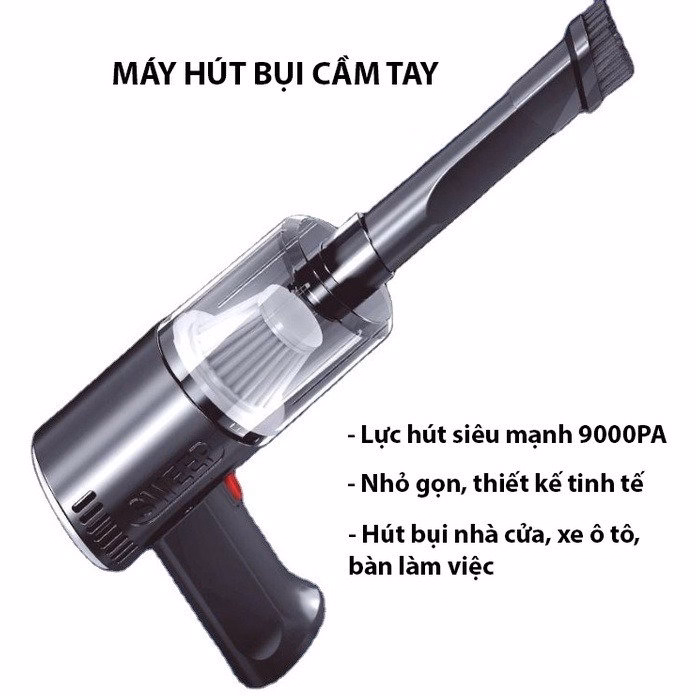 Máy Hút Bụi Cầm Tay Mini 2In1 - Ảnh 2