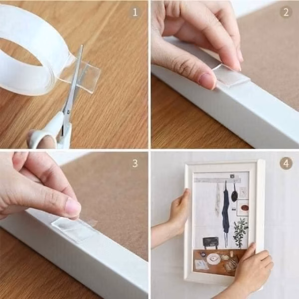Băng Dính Trong Suốt 2 Mặt Đa Năng Cuộn 3M - Ảnh 2