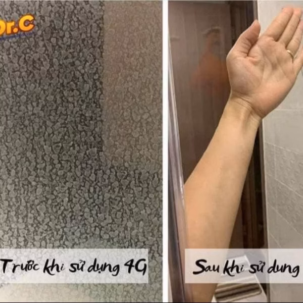 Làm Sạch Vòi Sen, Vách Kính Nhà Tắm Dr.C 300Ml - Ảnh 3