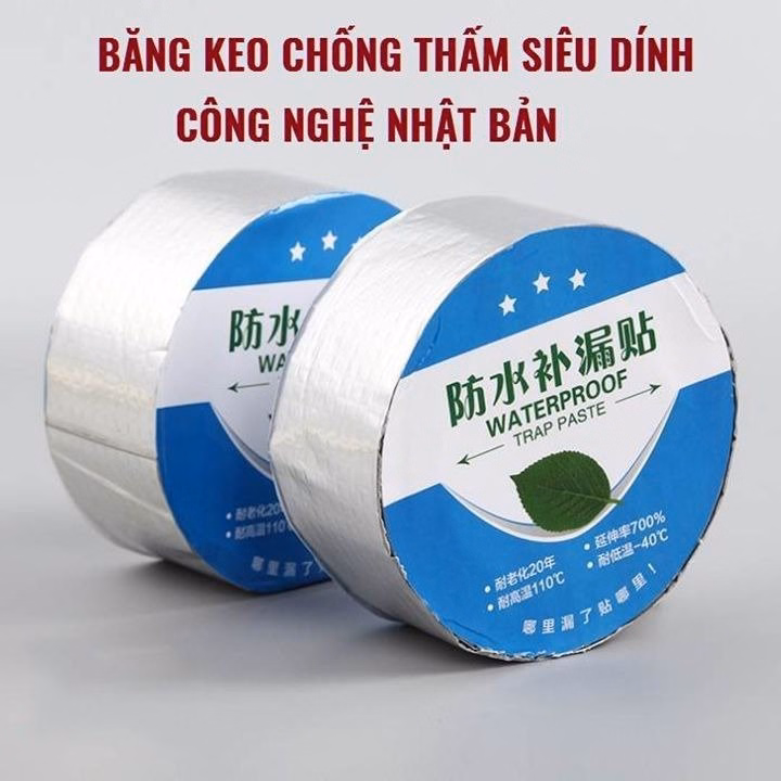 Băng Keo Chống Thấm - Đã Dán Là Dính, Không Thể Bóc - Ảnh 3