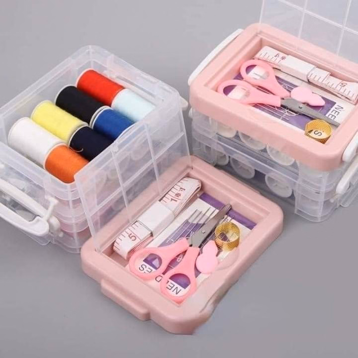 Hộp Kim Chỉ Nhiều Tầng Hình Vuông - Ảnh 3