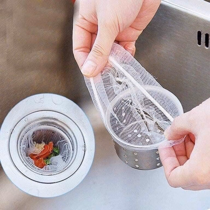 Túi Lọc Rác Cho Bồn Rửa Bát (Mỗi Túi 100 Chiếc) - Ảnh 4