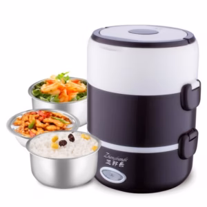 Hộp Cơm Cắm Điện Hâm Nóng 3 Tầng