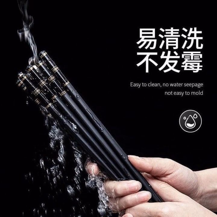 Vỉ 10 Đôi Đũa Phíp Chống Ẩm Mốc, Trơn Trượt - Ảnh 4