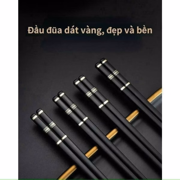 Vỉ 10 Đôi Đũa Phíp Chống Ẩm Mốc, Trơn Trượt - Ảnh 3