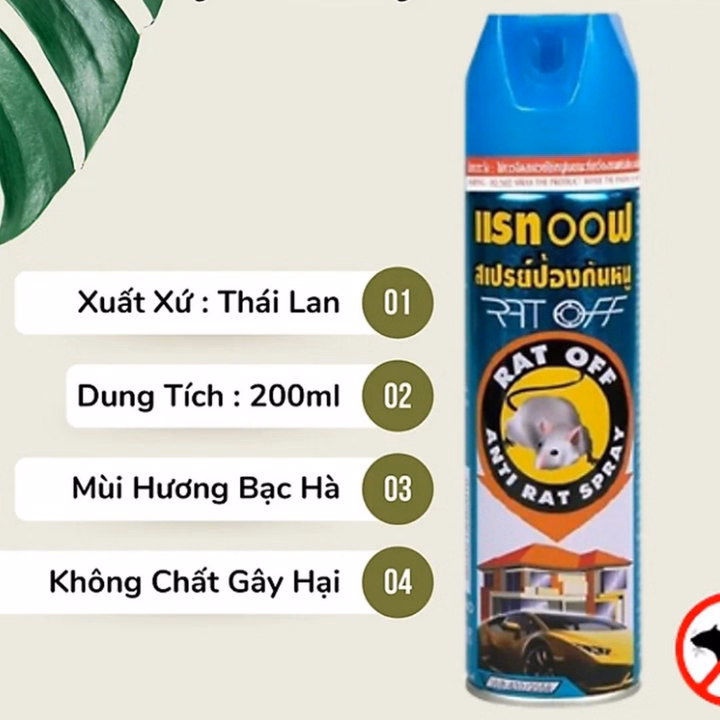 Chai Xịt Chuột Siêu Hiệu Quả - Ảnh 2