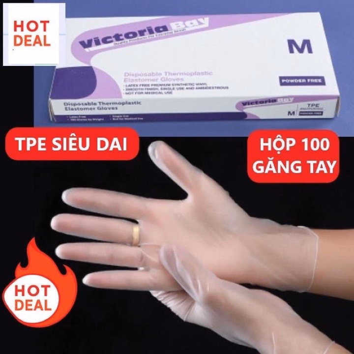 Hộp 100 Găng Tay Siêu Dai