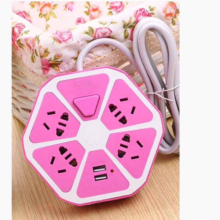 Ổ Cắm Điện Tròn Hình Quả Cam Có Cổng Usb Sạc Điện Thoại Ld037 - Lady'S Passion - Ảnh 5