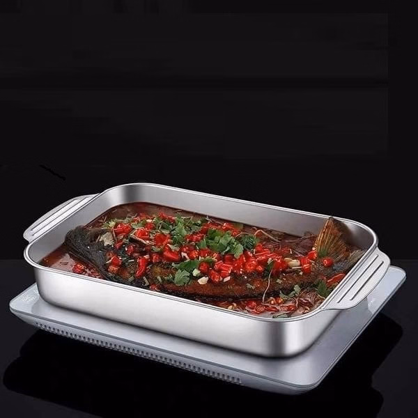 Khay Lẩu Inox Hình Chữ Nhật