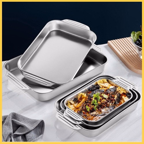 Khay Lẩu Inox Hình Chữ Nhật - Ảnh 5