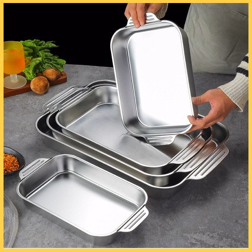 Khay Lẩu Inox Hình Chữ Nhật - Ảnh 4