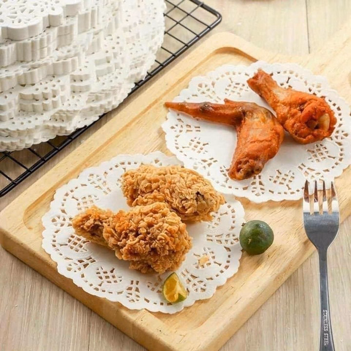 140 Tờ Giấy Thấm Dầu Lót Đồ Chiên, Rán - Ảnh 3