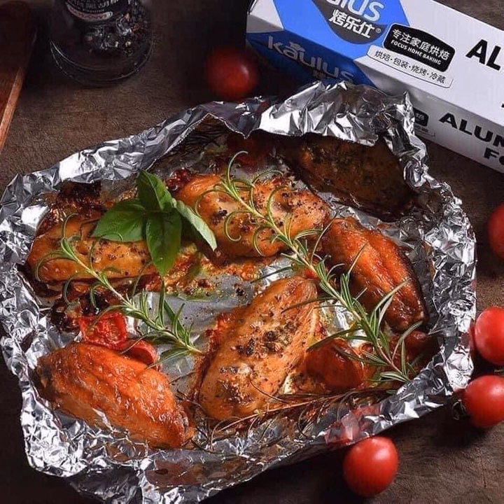 Cuộn Giấy Bạc Nướng Thịt 10M