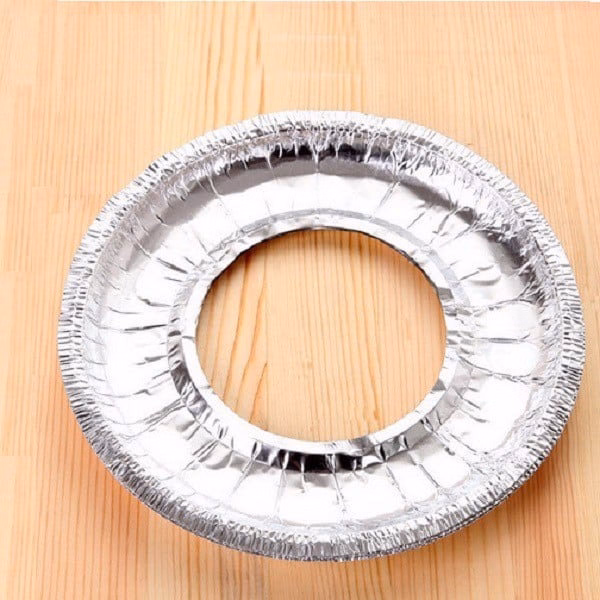 Tệp 10 Miếng Giấy Bạc Lót Bếp Gas - Ảnh 2