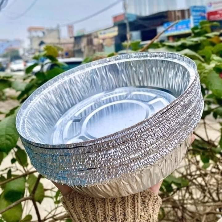 Tệp 10 Khuôn Giấy Bạc Lót Nồi Chiên Không Dầu - Ảnh 6
