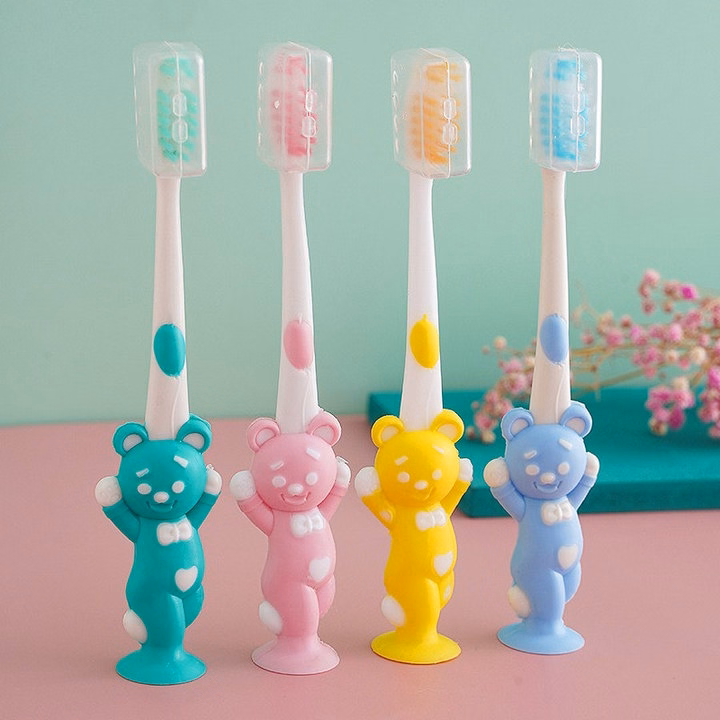 Set 4 Bàn Chải Trẻ Em 4 Màu