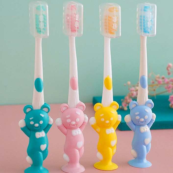 Set 4 Bàn Chải Trẻ Em 4 Màu - Ảnh 3