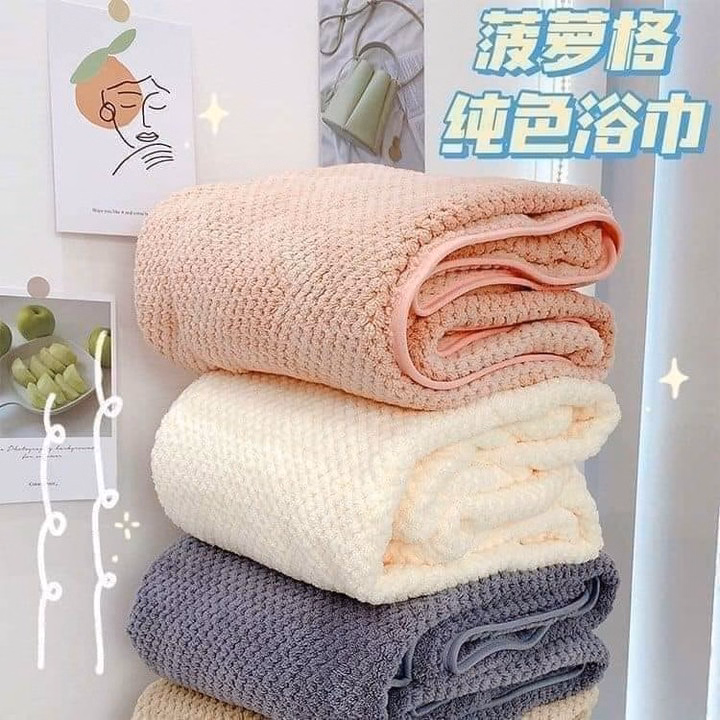 Khăn Tắm San Hô Loại Đẹp 140X70Cm