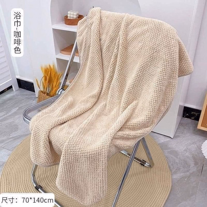 Khăn Tắm San Hô Loại Đẹp 140X70Cm - Ảnh 5