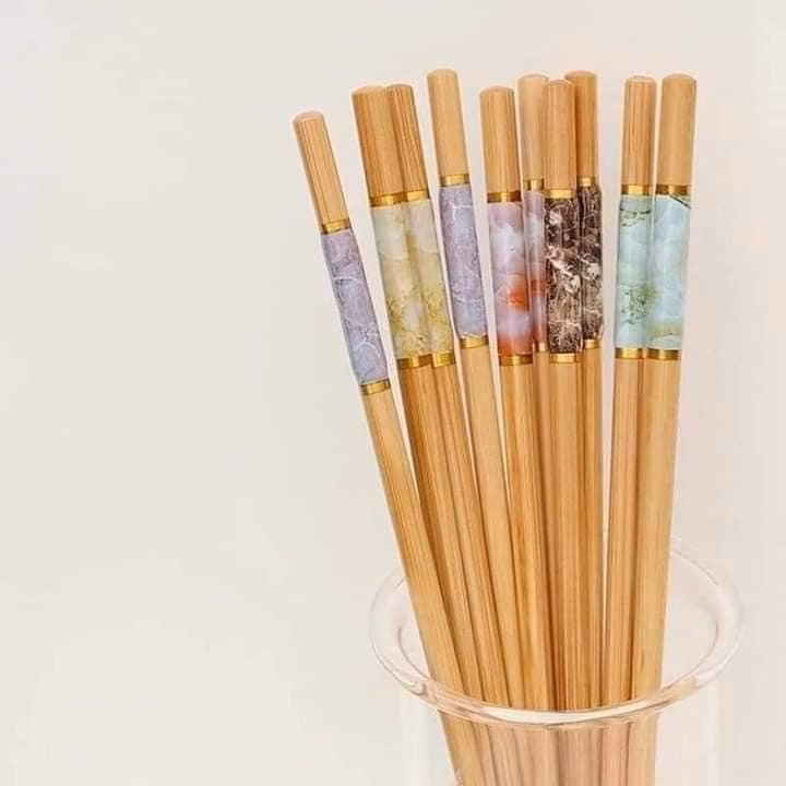Vỉ 10 Đôi Đũa Trúc Hươu Chống Mốc - Ảnh 2